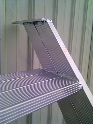 鋁製斜單梯-1