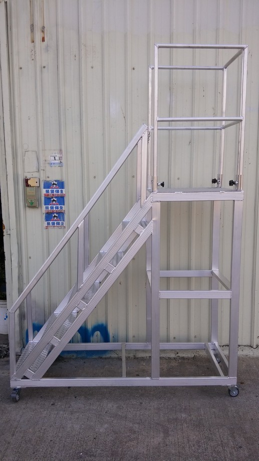 6階移動式作業梯- 護欄可拆式 (6)